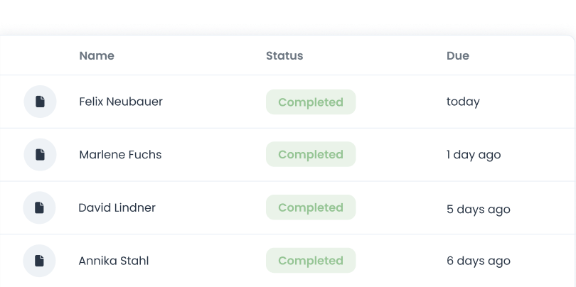 Document completed training automatically and meet all requirements.