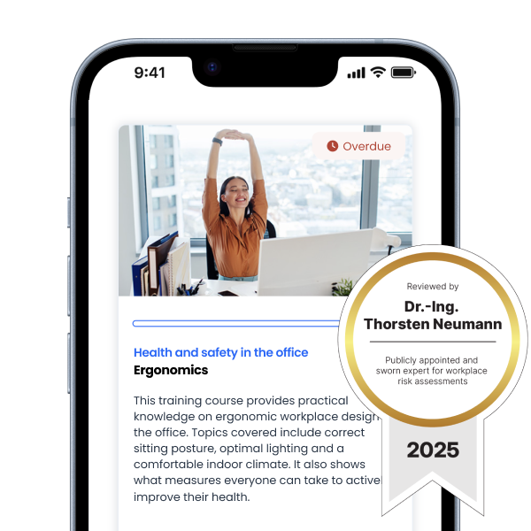 Always on the safe side with legally reviewed content.